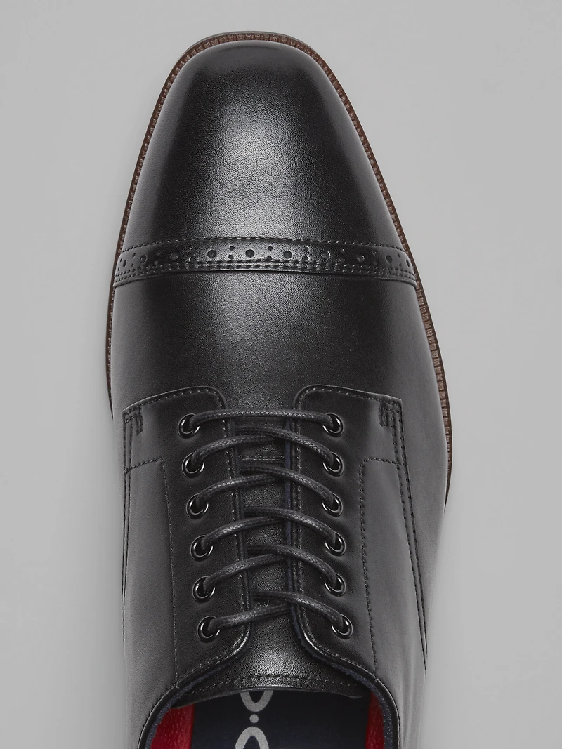 William Leather Cap Toe Oxfords