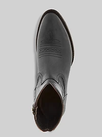 Austin Inside Zip Plain Toe Boots