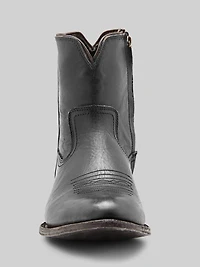 Austin Inside Zip Plain Toe Boots