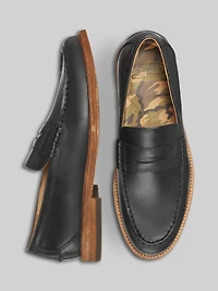 Dillinger Leather Moc Toe Penny Loafers