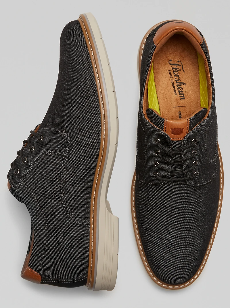 Newtown Canvas Plain Toe Oxfords