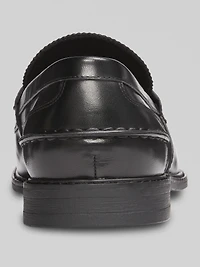 Leather Penny Strap Loafers