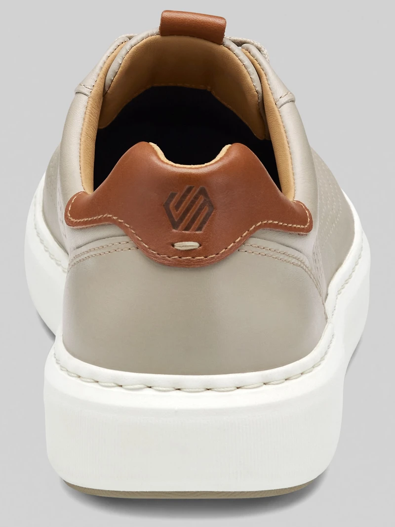 Anders U-Throat Leather Lace-Up Sneakers