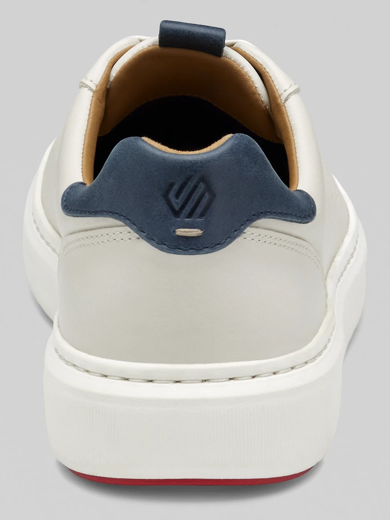 Anders U-Throat Leather Lace-Up Sneakers