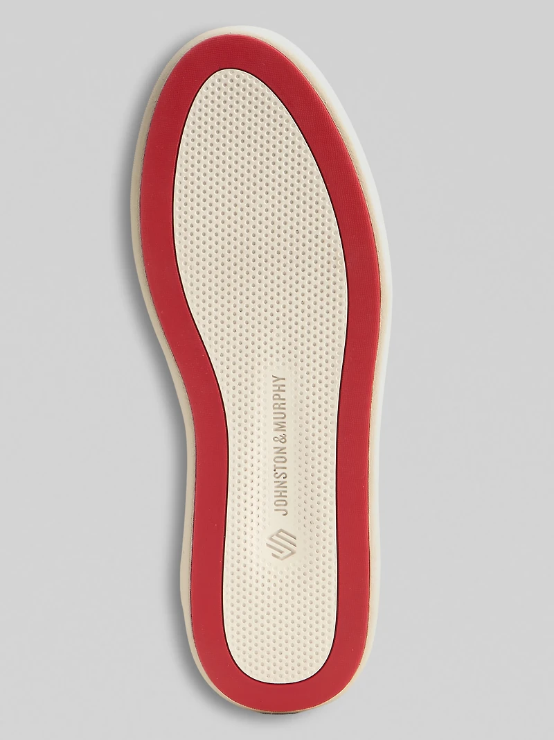 Anders U-Throat Leather Lace-Up Sneakers