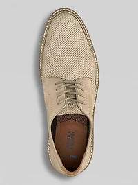 Upton Nubuck Leather Perforated Plain Toe Oxfords