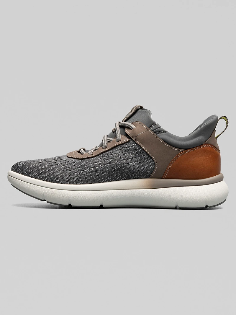 Fleet Knit Elastic Lace Sneakers