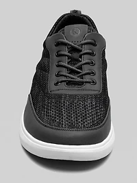 Ponte Knit Moc Toe U-Balance Lace-Up Sneakers