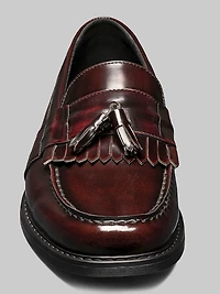 Keaton Leather Moc Toe Tassel Slip-On Shoes