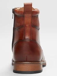 Alan Cap Toe Inside Zipper Ankle Boots