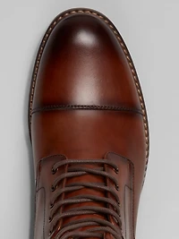 Alan Cap Toe Inside Zipper Ankle Boots