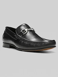 Bit Toe Leather Loafers