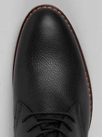 Pebbled Leather Chukka Boots