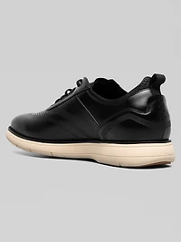Edgewood Leather Elastic Lace Wingtip Dress Sneakers