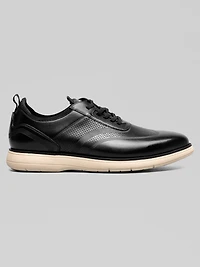 Edgewood Leather Elastic Lace Wingtip Dress Sneakers