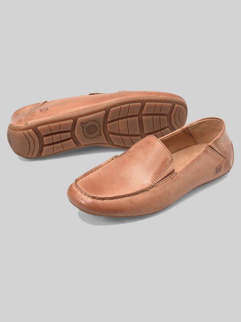 Marcel Leather Moc Toe Loafers