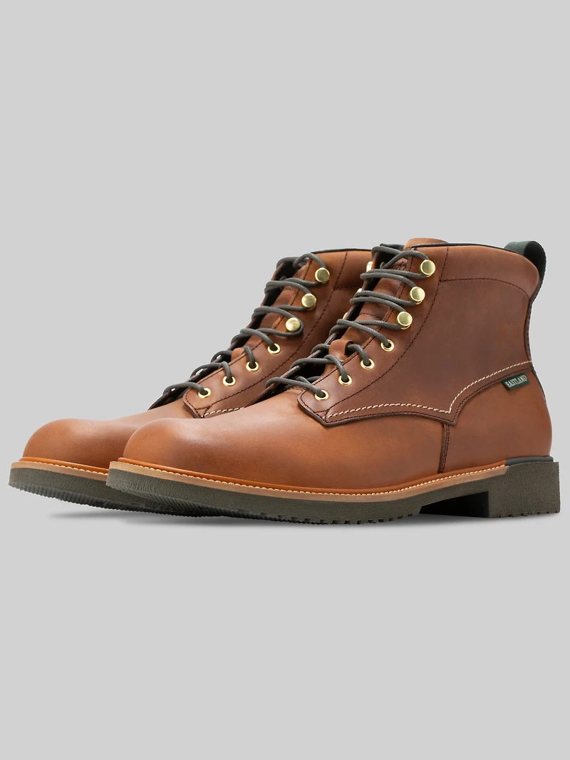 Allagash Leather Plain Toe Boots