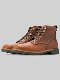 Allagash Leather Plain Toe Boots