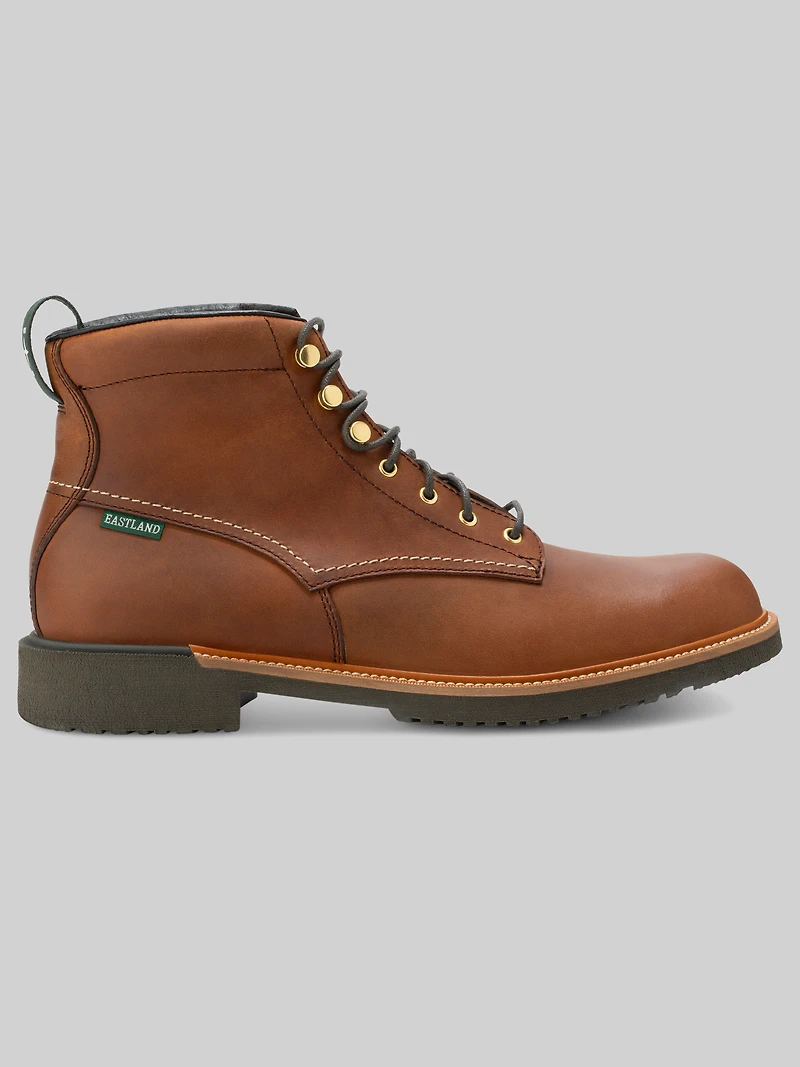 Allagash Leather Plain Toe Boots
