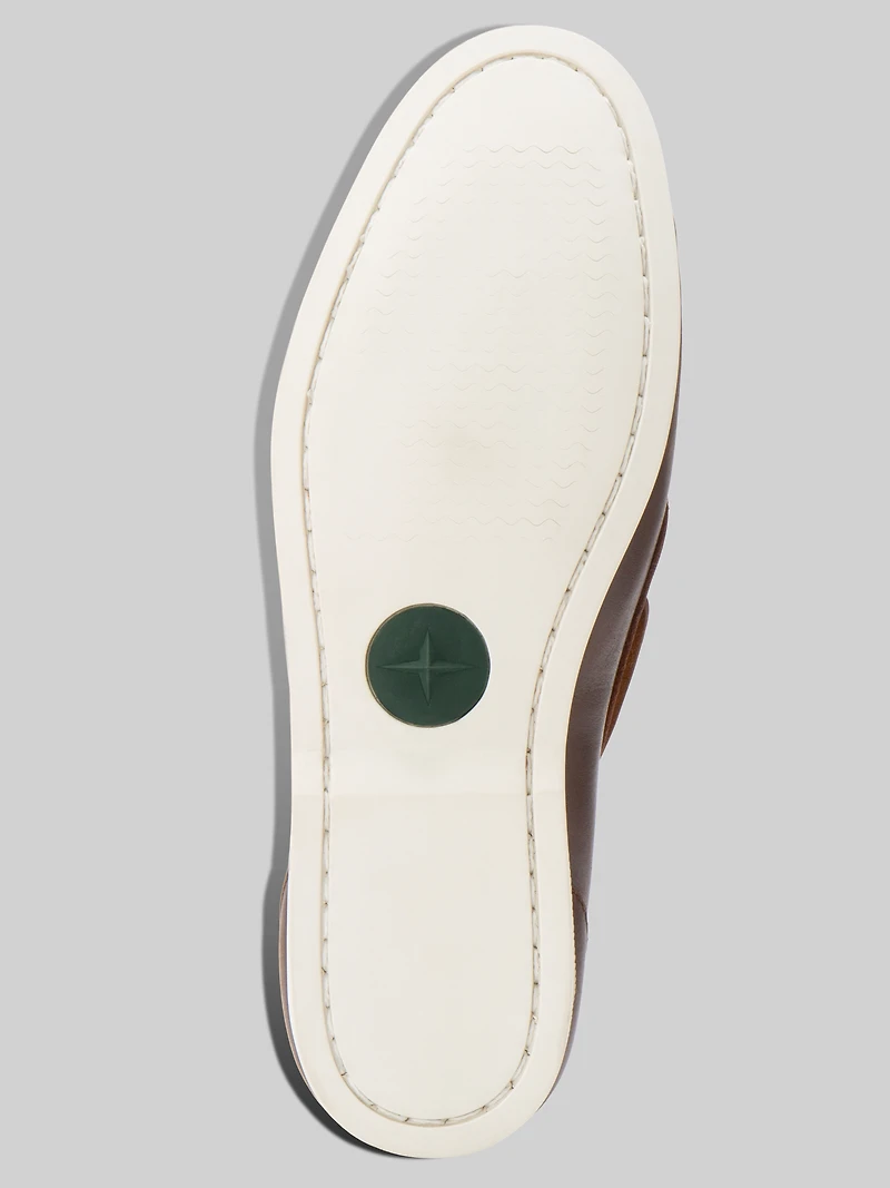 Seadog Leather Moc Toe Boat Shoes