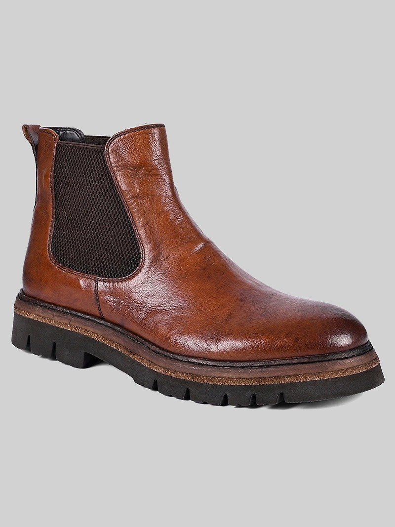 Defy Chelsea Plain Toe Boots