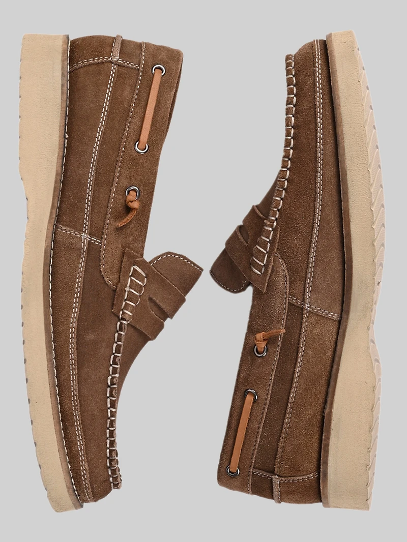 Grid Boat Shoes