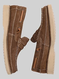 Grid Boat Shoes