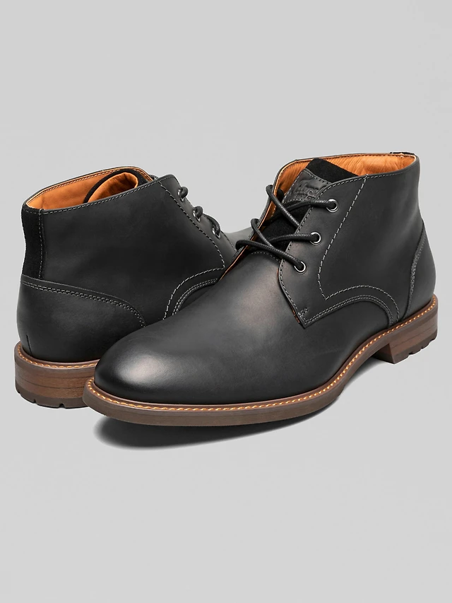 Joseph Abboud Dark Leather Chukka‎ Boots Joseph Abboud | Shoes | Joseph Abboud Mens Dark Brown Suede  main image 3