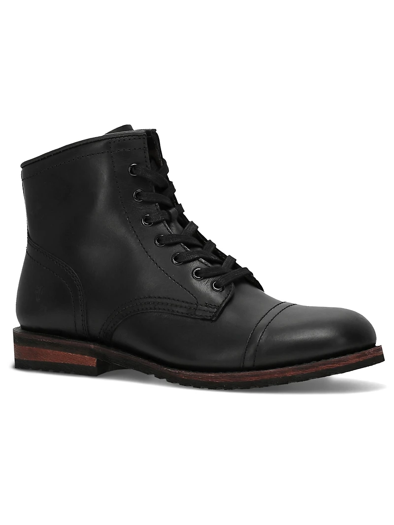 Landon Mid Lace Cap Toe Boots