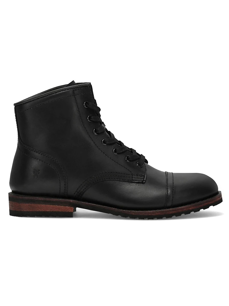 Landon Mid Lace Cap Toe Boots