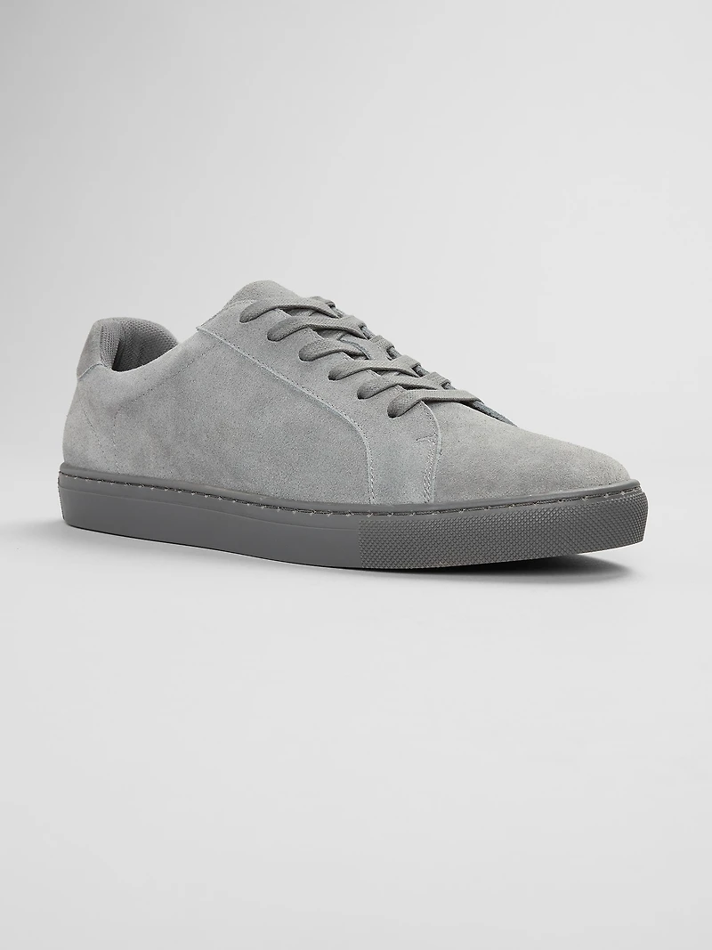 Plain Toe Suede Sneakers