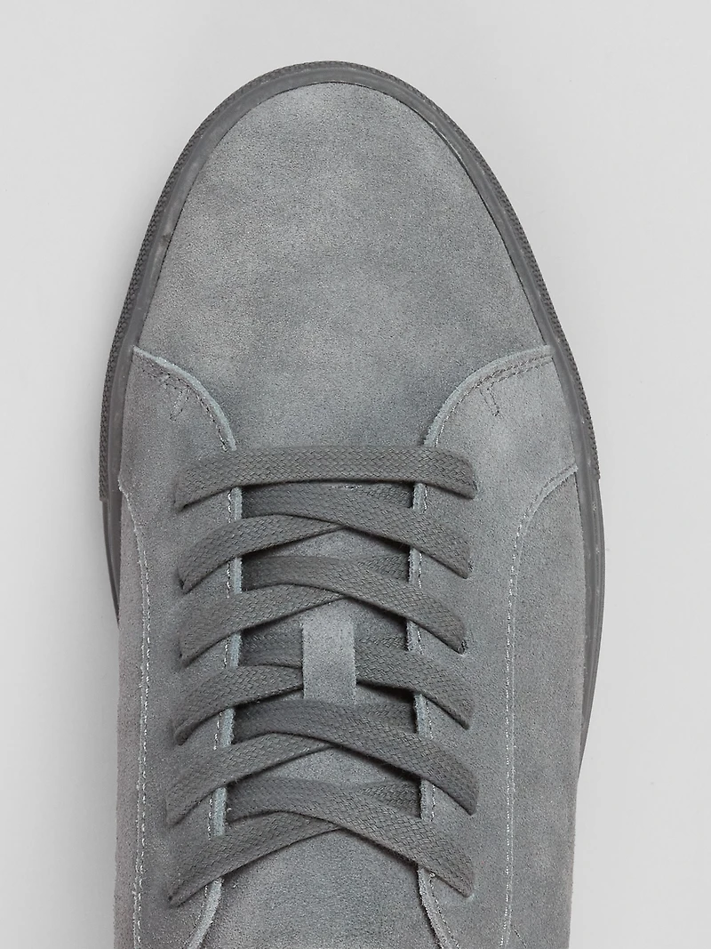 Plain Toe Suede Sneakers