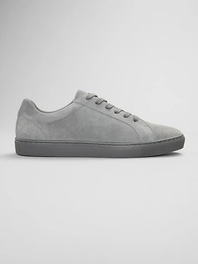 Plain Toe Suede Sneakers