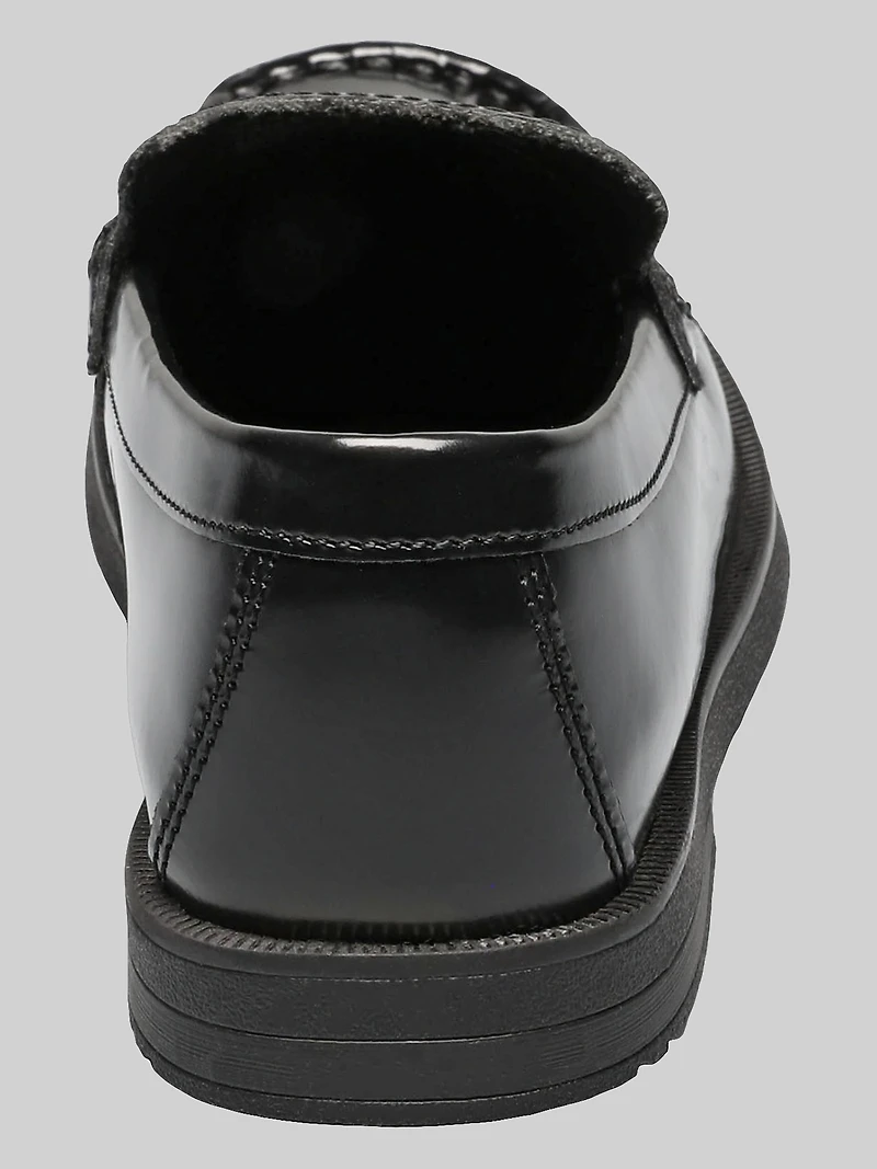 Croquet Jr. Boys Moc Toe Penny Loafers