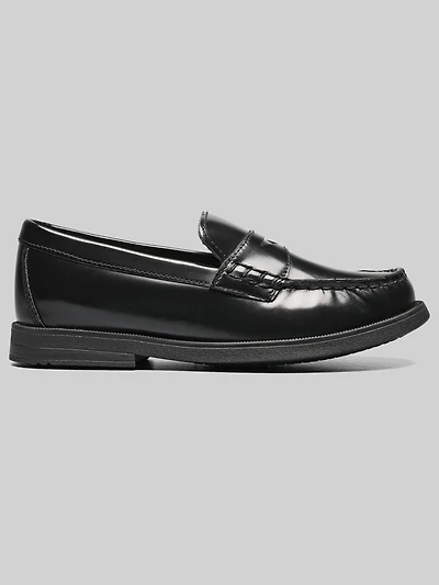 Croquet Jr. Boys Moc Toe Penny Loafers