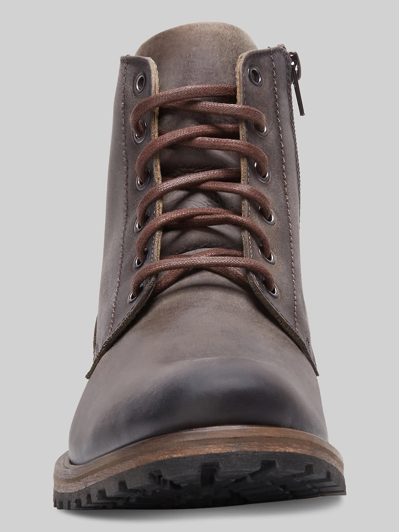 Hoyt Plain Toe Zipper Boots