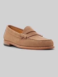 Larson Weejuns Moc Toe Suede Loafers