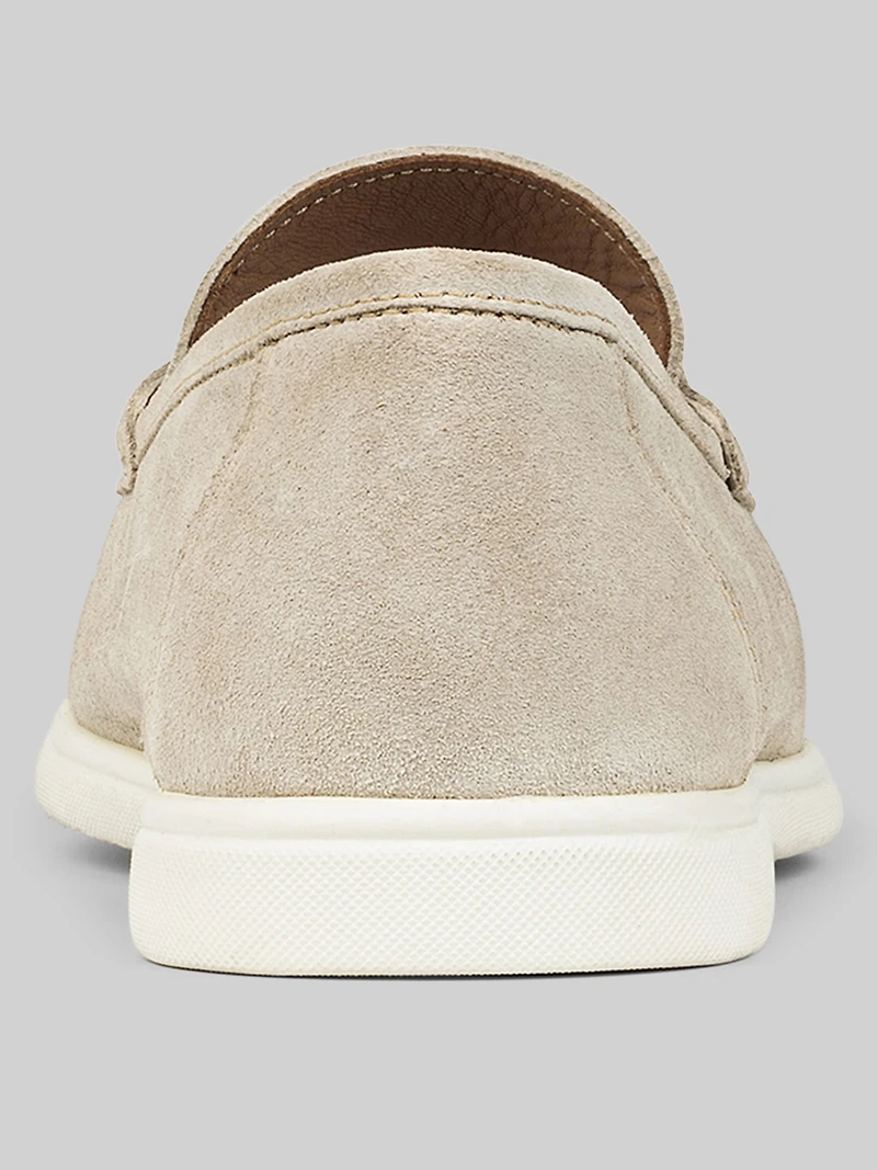 Clive Moc Toe Suede Penny Loafers