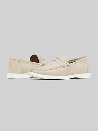 Clive Moc Toe Suede Penny Loafers