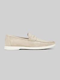 Clive Moc Toe Suede Penny Loafers