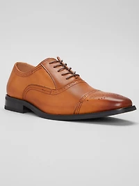 Landen Brogue Cap Toe Oxfords