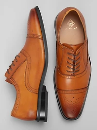 Landen Brogue Cap Toe Oxfords