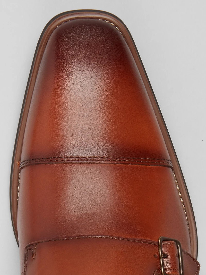 Clark Cap Toe Monk Strap Shoes