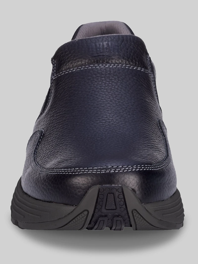 Match Moc Toe Casual Slip‑On Shoes