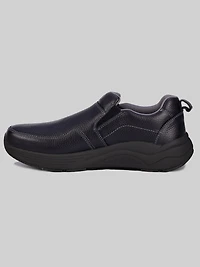 Match Moc Toe Casual Slip‑On Shoes