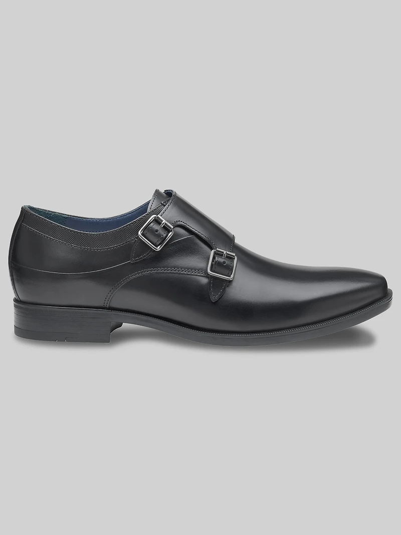 Gibbons Double-Buckle Monk Strap Shoes