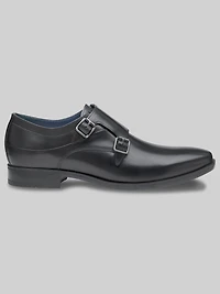 Gibbons Double-Buckle Monk Strap Shoes
