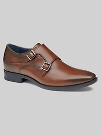 Gibbons Double-Buckle Monk Strap Shoes
