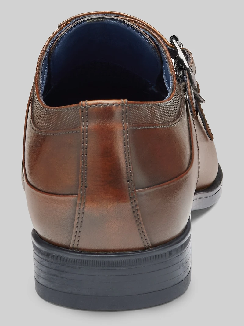 Gibbons Double-Buckle Monk Strap Shoes