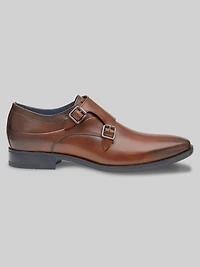 Gibbons Double-Buckle Monk Strap Shoes
